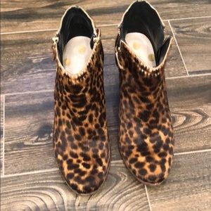 Leopard bootie